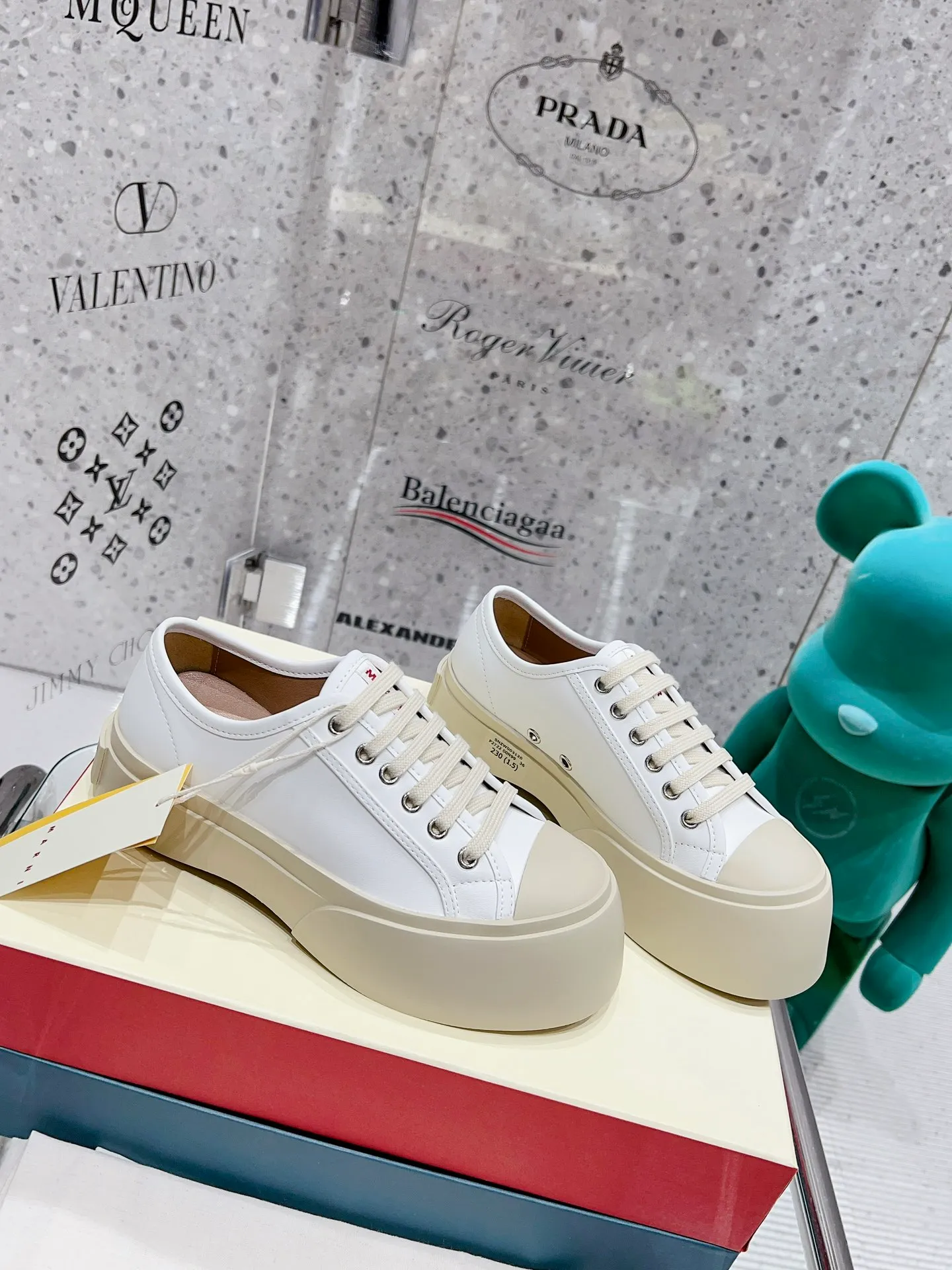 👟👟Ex-factory price 480👟👟 marni big-toe shoes, the latest version, with chip version! New version of outsole, new color, so all colors are in stock!